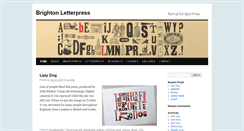 Desktop Screenshot of brightonletterpress.co.uk